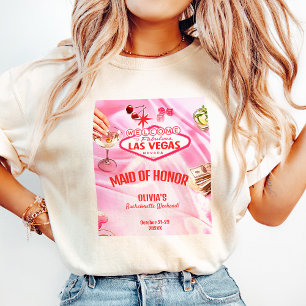 T-shirt Demoiselle d'honneur Las Vegas enterrement de vie 