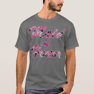 T-shirt Demoiselle d'Honneur Mariage Country Camouflage