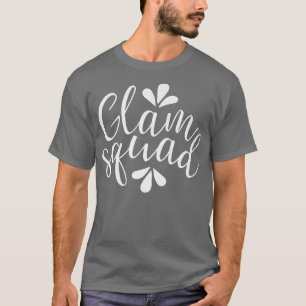 T-shirt Demoiselles d'honneur de fête de bachelorette glam