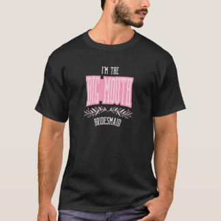 T-shirt Demoiselles d'honneur féminines Grande bouche asso