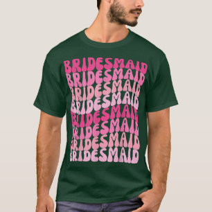 T-shirt Demoiselles d'honneur I Do Crew Retro Enterrement