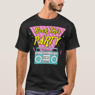 T-shirt Demoiselles d'honneur Rock This Party Thème 90 Bac