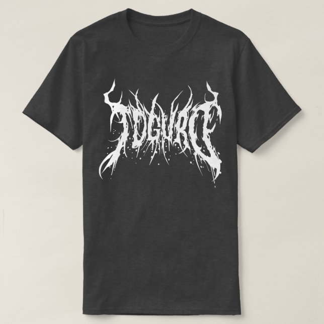 T-shirt Demon à muscle métallique lourd (Design devant)