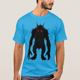 T-shirt Démon de l'ombre Monstre Yeux rouges Horreur cadea