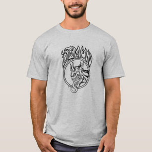 T-shirt Démon - Illustration d'art en ligne infernale