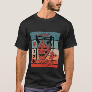 T-shirt Demon japonais Oni Masque japonais Folklore Mythol