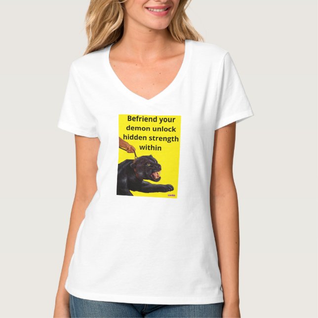 T-shirt Démon sauvage (Devant)