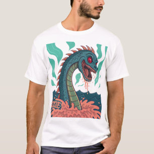 T-shirt Démoniaque Loch Ness Monster - Un cauchemar du D