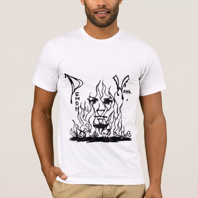 T-shirt DemonPorte ma chemise (Devant)