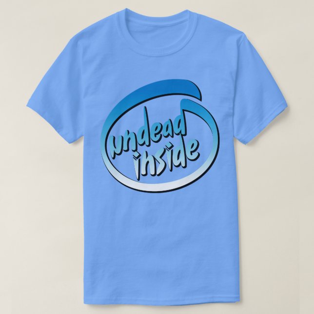 T-SHIRT DÉMORDÉ À L'INTÉRIEUR (Design devant)