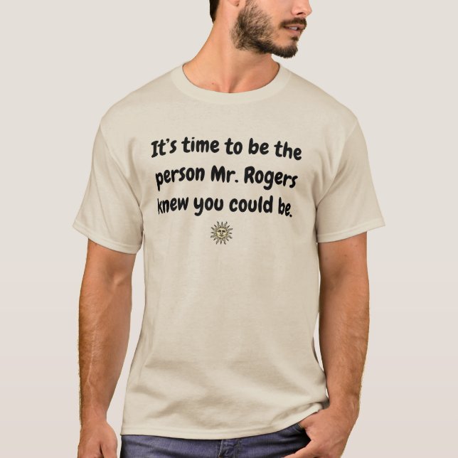 T-shirt d'encouragement de M. Roger (Devant)