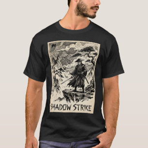 T-Shirt d'encre d'art samouraï Shadow Strike