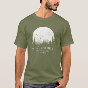 T-shirt Dendrophile Définition Amoureux des arbres extérie