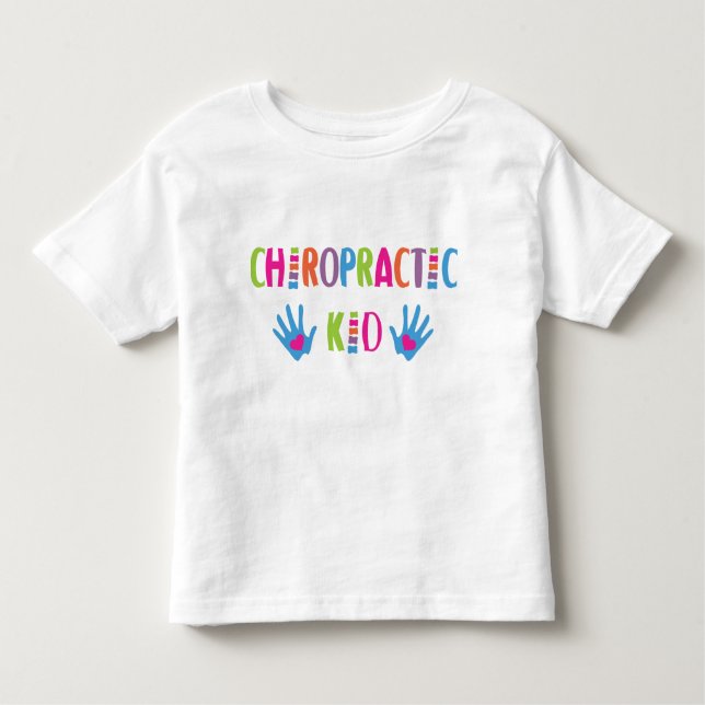 T-shirt d'enfant de chiropractie (Devant)