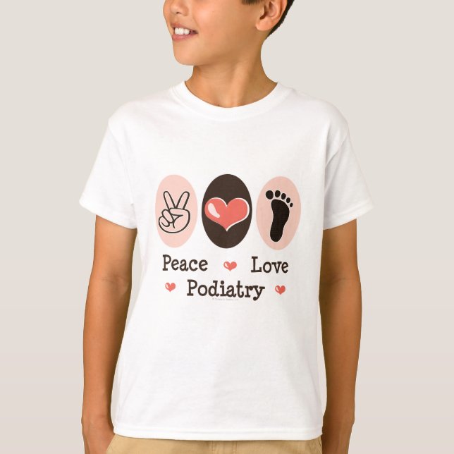 T-shirt d'enfant de pédicure de pédicurie d'amour (Devant)