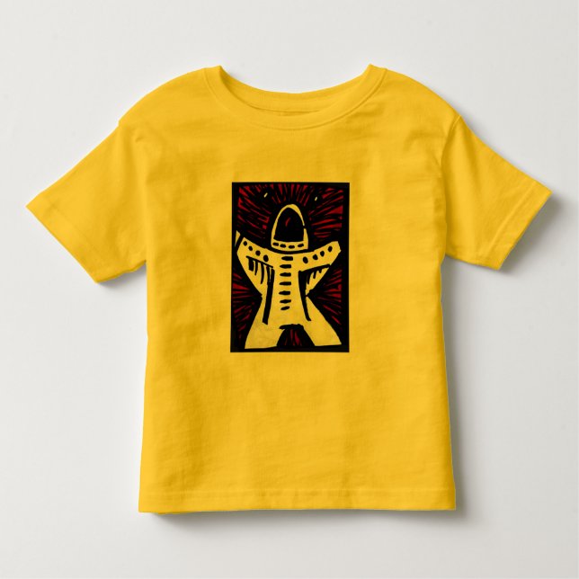 T-shirt d'enfant en bas âge d'astronaute (Devant)