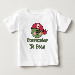 T-shirt d'enfant en bas âge de bébé de pirate de