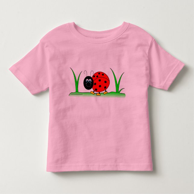 T-shirt d'enfant en bas âge de coccinelle (Devant)