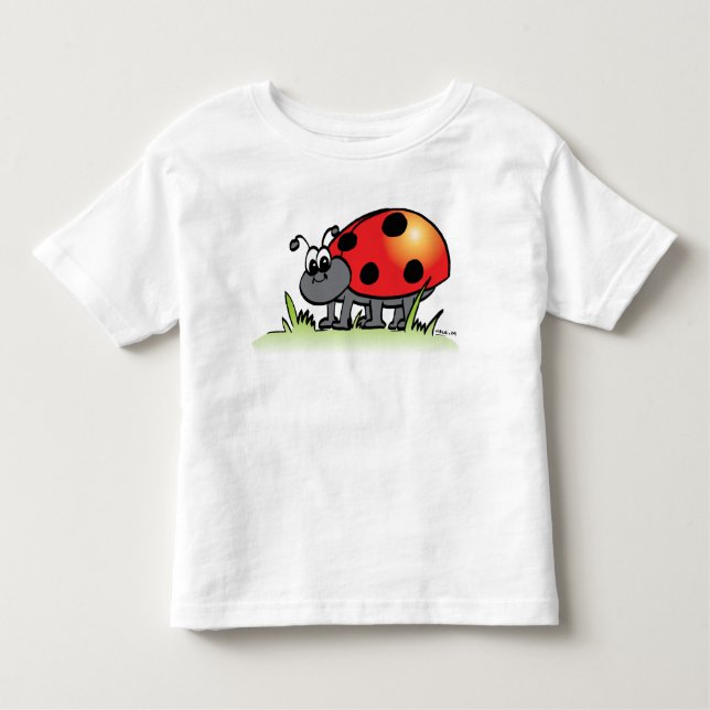 T-shirt d'enfant en bas âge de coccinelle (Devant)
