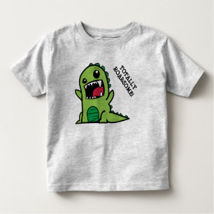 T-shirt d'enfant en bas âge de dinosaure