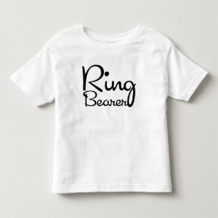 T-shirt d'enfant en bas âge de porteur d'alliances