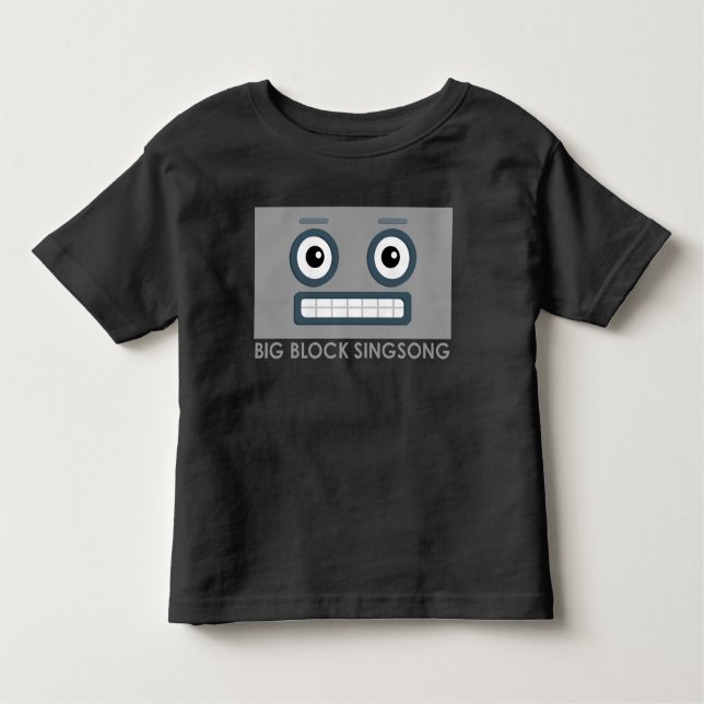 T-shirt d'enfant en bas âge de robot de BBSS (Devant)