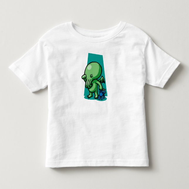 T-shirt d'enfant en bas âge de Sleepytime Cthulhu (Devant)