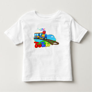 T-shirt d'enfant en bas âge de train de TuTiTu