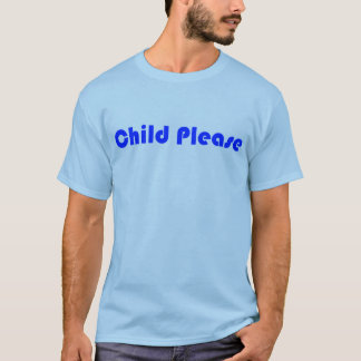 T-shirt D'enfant zazzle bleu svp