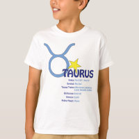 T-shirt d'enfants de traits de Taureau