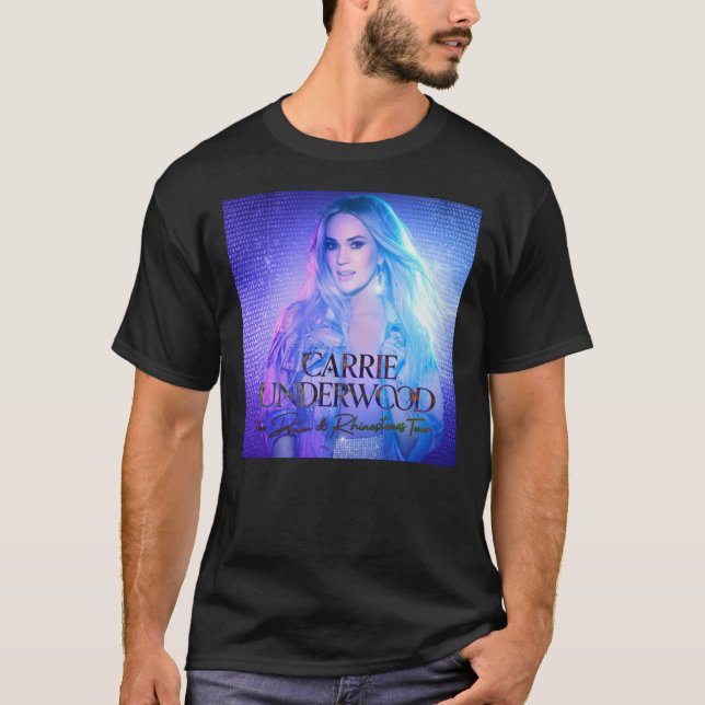 T-shirt Denim &Amp ; Rhinestones Carrie Tour 2022 Masmay E (Devant)