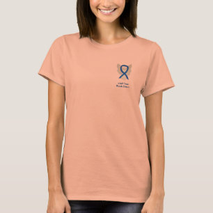 T-shirt Denim Ribbon Angel Cause Sensibilisation Chemises 