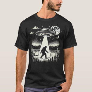 T-shirt d'enlèvement d'ovni Bigfoot - Cryptid amus
