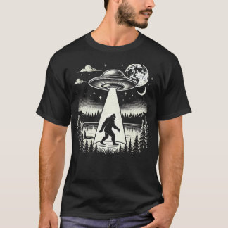 T-shirt d'enlèvement d'ovni Bigfoot - Cryptid amus