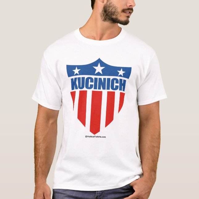 T-SHIRT DENNIS KUCINICH POUR LE PRÉSIDENT (Devant)