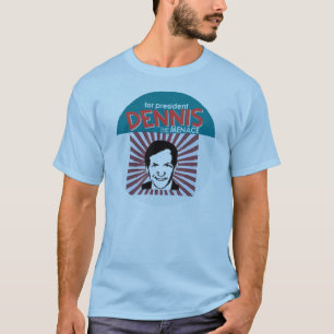 T-shirt Dennis Kucinich une menace pour le président