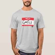 Dénomination de Goofus Tag Tee