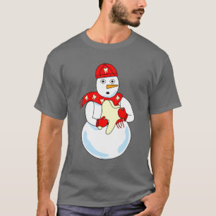 T-shirt dent Snowman
