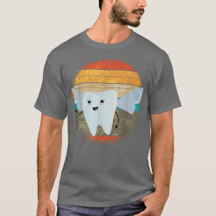 T-shirt Dental Dental Dentienist Tooth Fairy Retro Dental