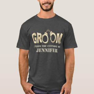 T-shirt d'enterrement de vie de jeune garçon de