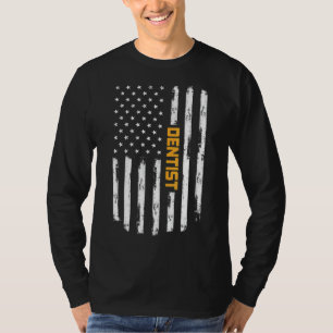 T-shirt Dentist Fier Positif Carrer Vintage American Fla