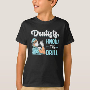 T-shirt Dentiste Dentaire Dentistère Dents Dents Dents Den