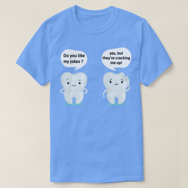T-shirt Dentiste Dentiste Assistant Dentaire Hygiéniste De (Design devant)