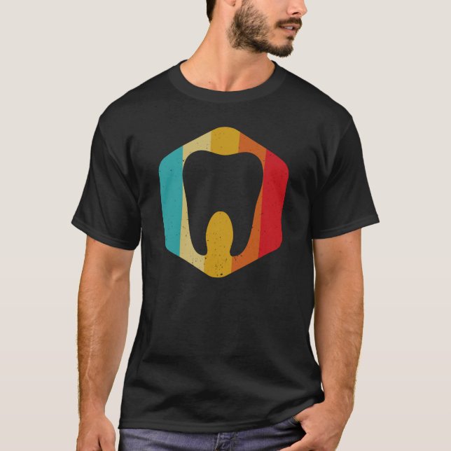 T-shirt Dentiste rétro-hygiéniste Dentiste Dental Molar To (Devant)