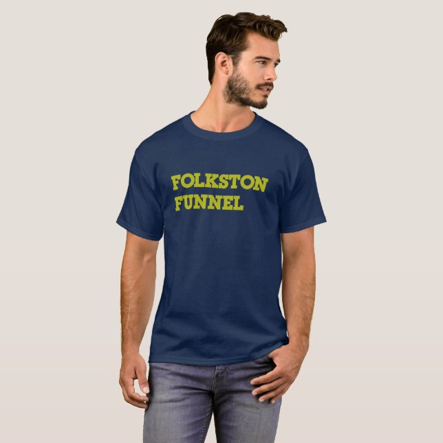 T-shirt d'entonnoir de Folkston de police de CSX (Devant entier)
