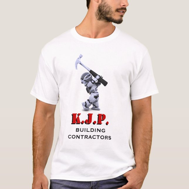 T-shirt d'entreprise de construction (Devant)