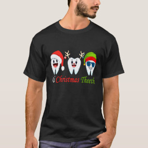 T-shirt Dents de Noël cadeau dentaire drôle dentiste hygié
