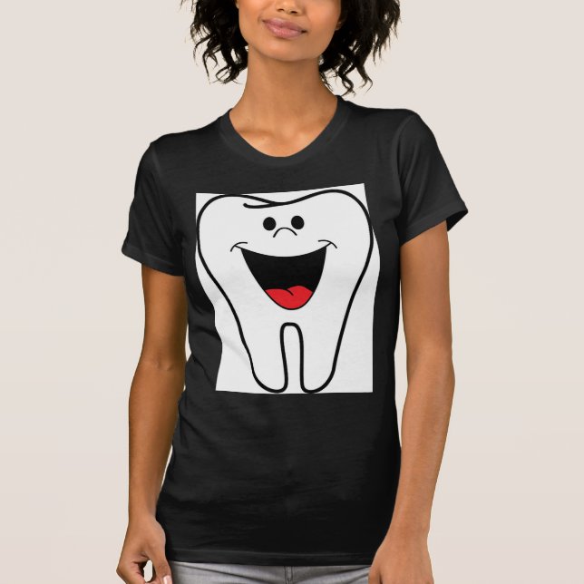 T-shirt Dents heureuses personnalisables pour votre (Devant)