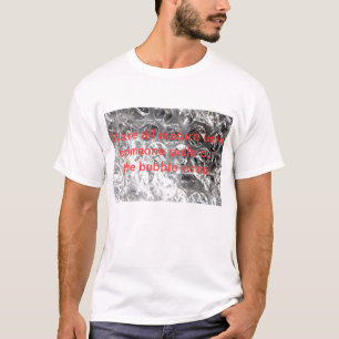 T-shirt d'enveloppe de bulle