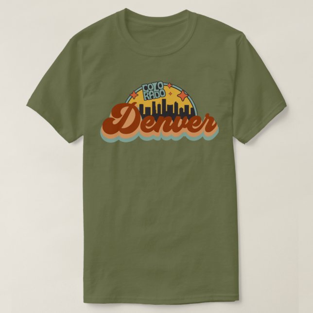 T-shirt Denver, Colorado (Design devant)